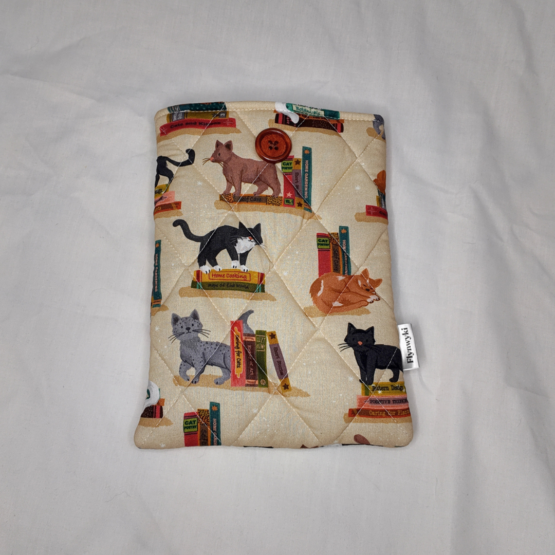 Medium Bookish Cats Book Sleeve