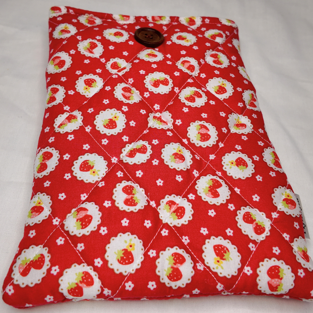 Medium Red Strawberry Book Sleeve