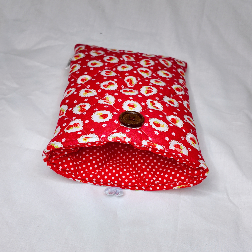 Medium Red Strawberry Book Sleeve