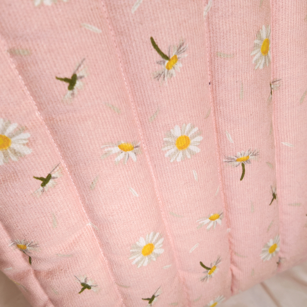 Quilted Polly Corduroy Tote Bag