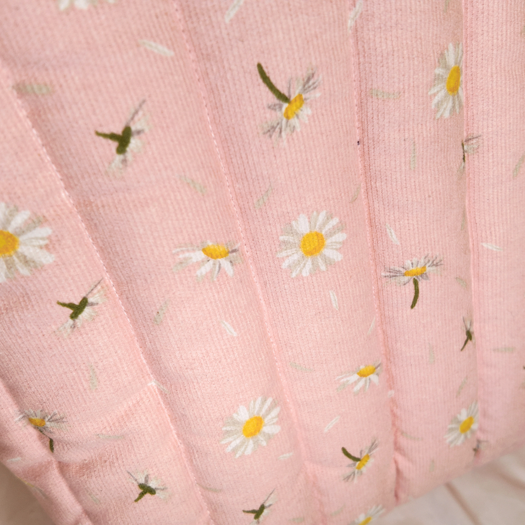Quilted Polly Corduroy Tote Bag