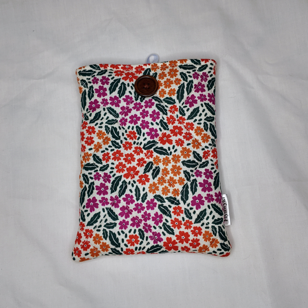 Small Colourful Floral Book Sleeve