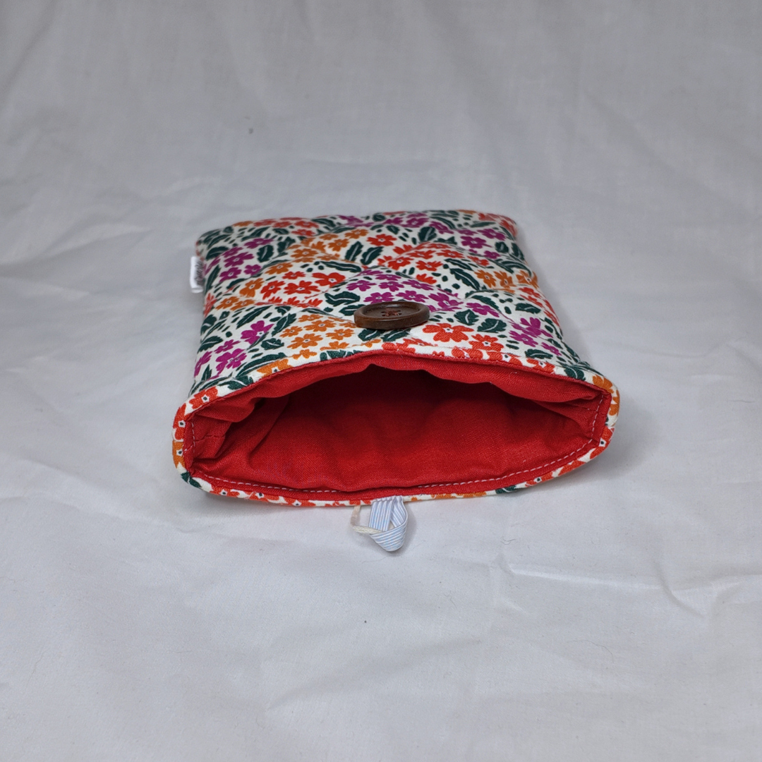 Small Colourful Floral Book Sleeve
