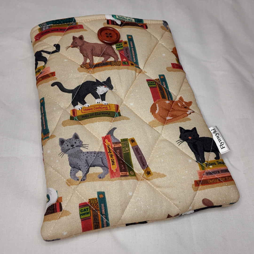Medium Bookish Cats Book Sleeve