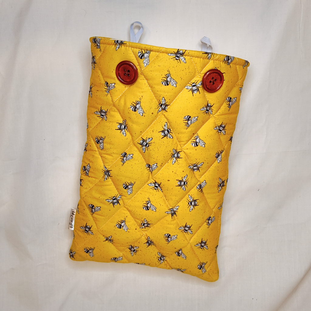 Large Yellow Bee Book Sleeve