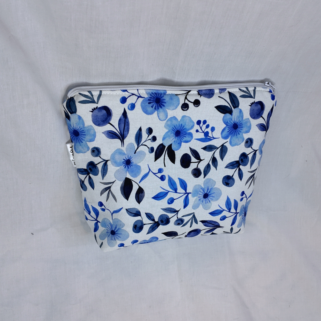 Large Blueberry Zipper Pouch