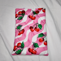 Large Pink Cherry Book Sleeve