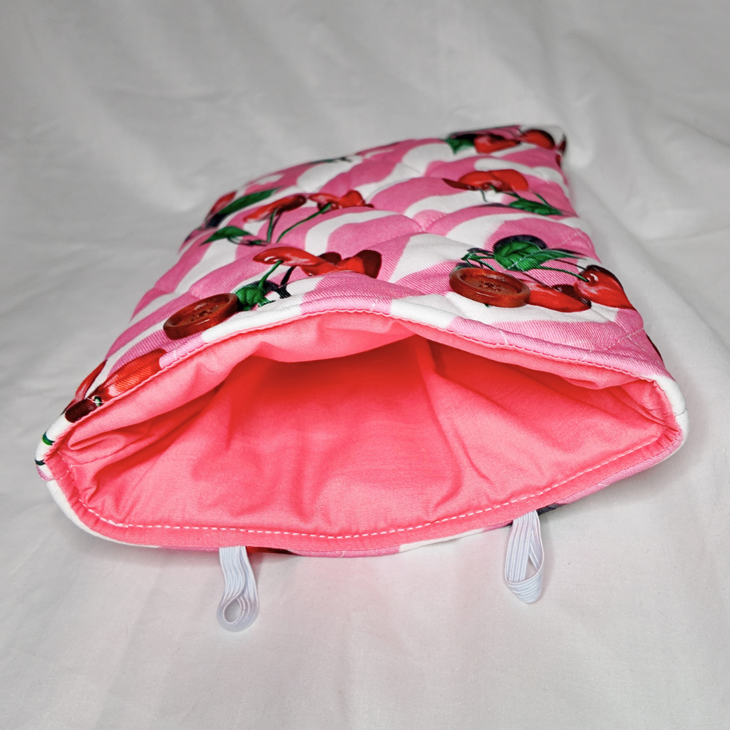 Large Pink Cherry Book Sleeve