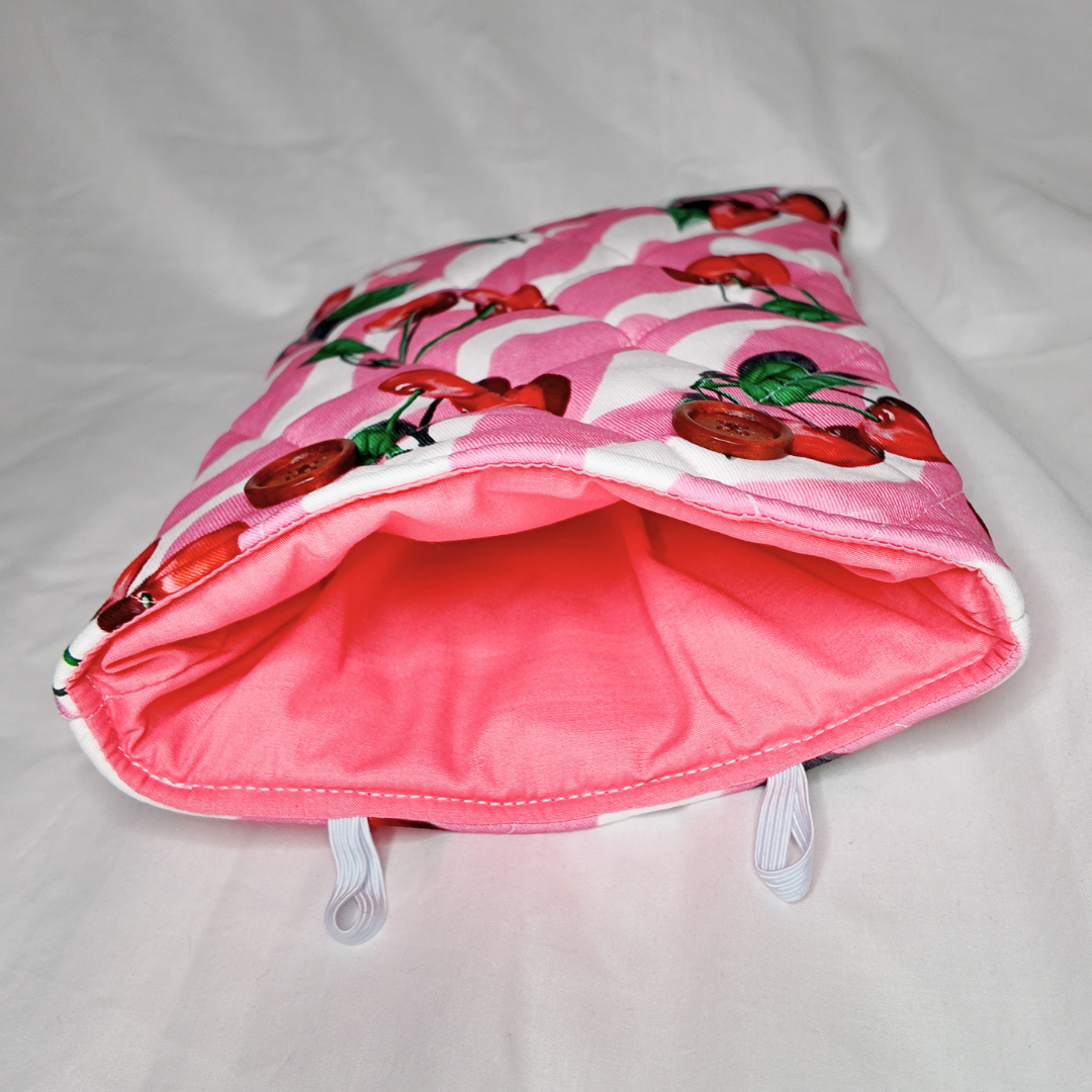 Large Pink Cherry Book Sleeve